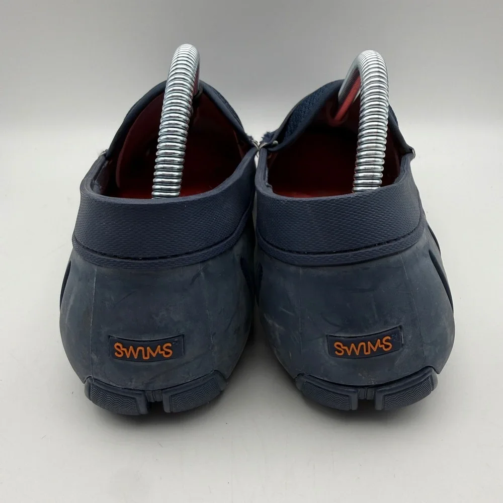 Swims Penny Loafer Driver Mens 7 Navy Blue Mesh Water Resistant Boat Shoes